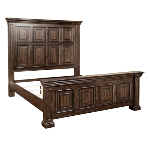 Farmhouse California King Panel Bed