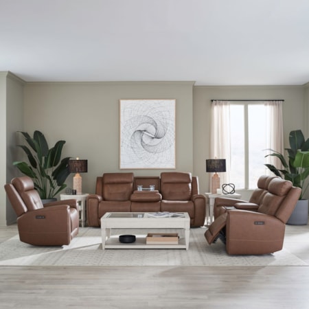 3-Piece Power Reclining Living Room Set