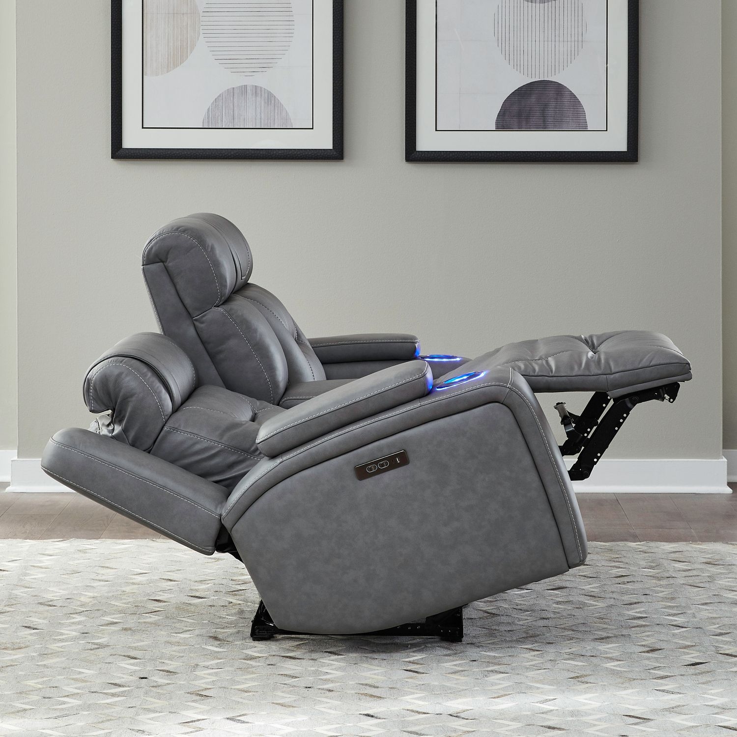 Liberty Furniture Chapman Zero Gravity Power Loveseat