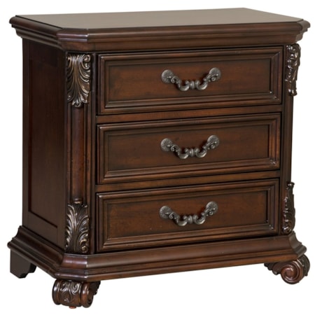 3-Drawer Nightstand