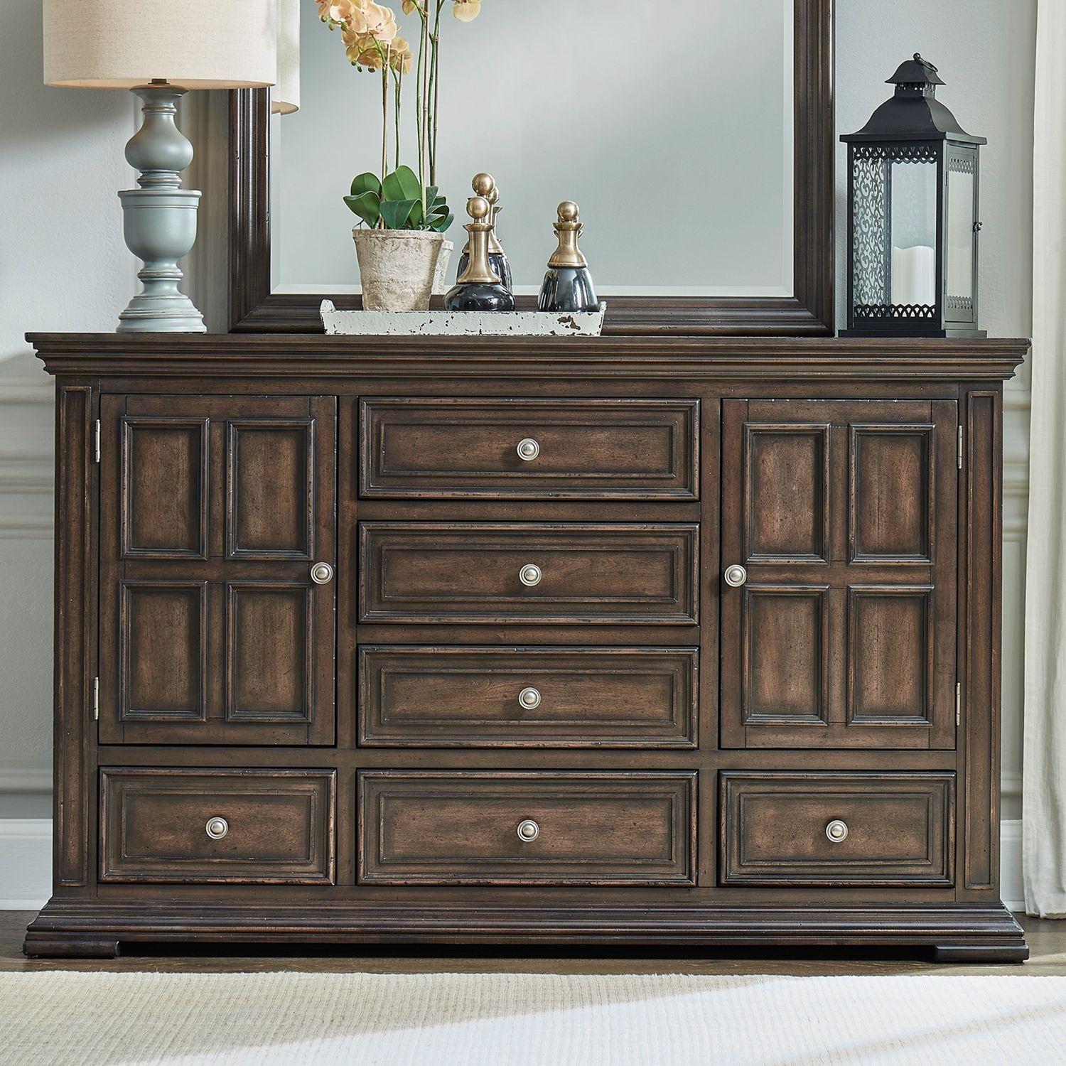 Liberty Furniture Big Valley 2-Door 6-Drawer Dresser