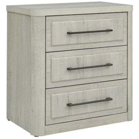 3-Drawer Nightstand