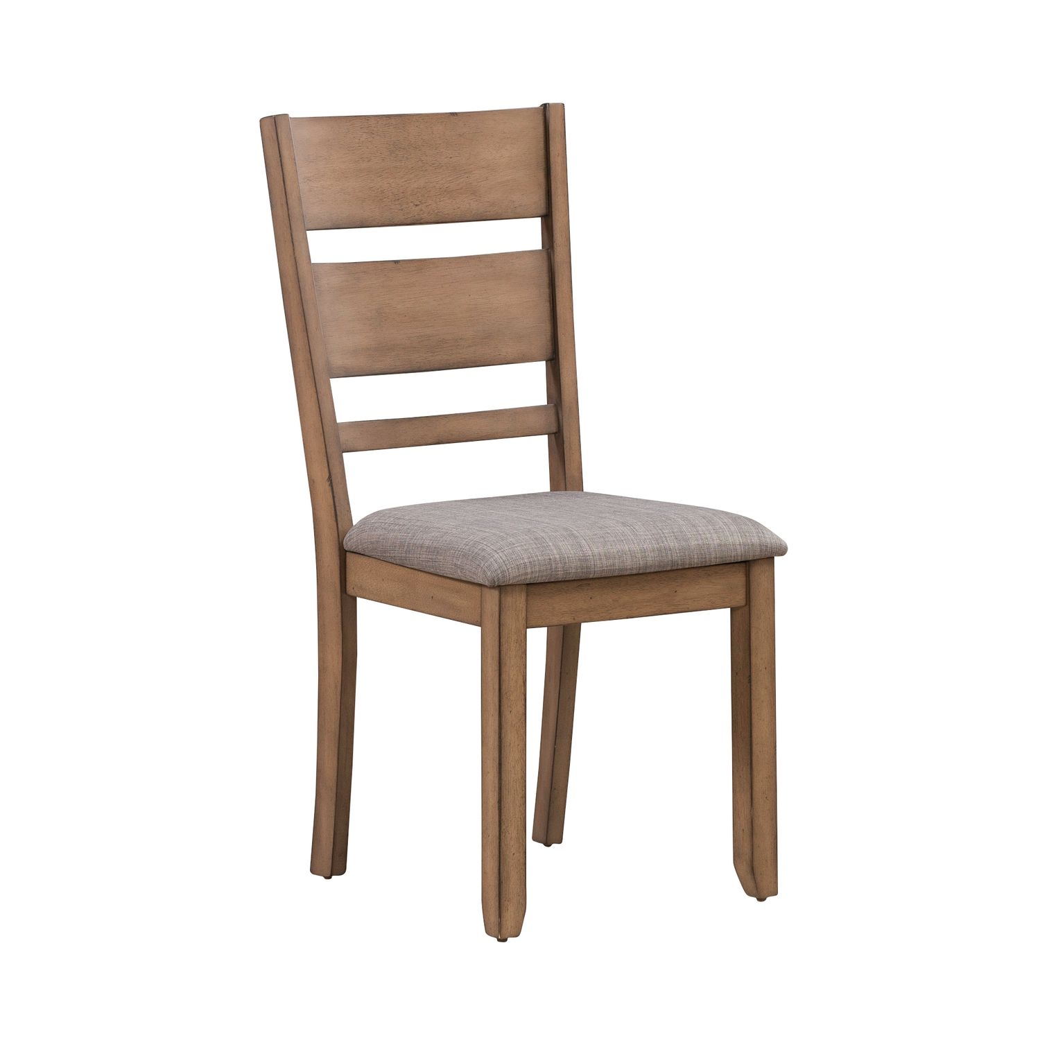 Slat Back Upholstered Side Chair