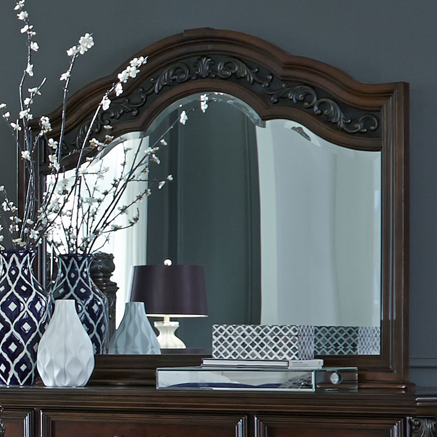 Liberty Furniture Messina Estates Arched Dresser Mirror