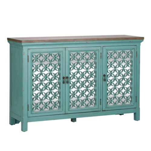Transitional Accent Chest with 3 Doors