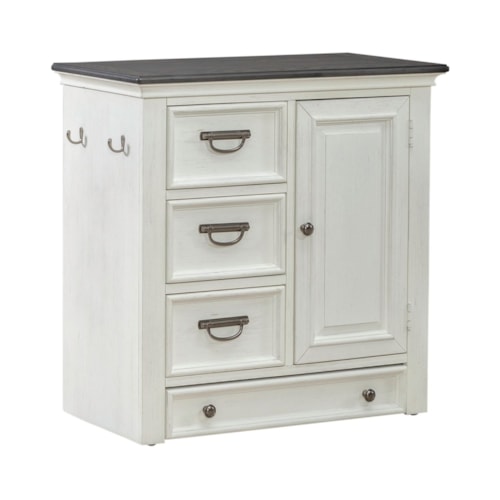 Cottage Pet Feeder Cabinet