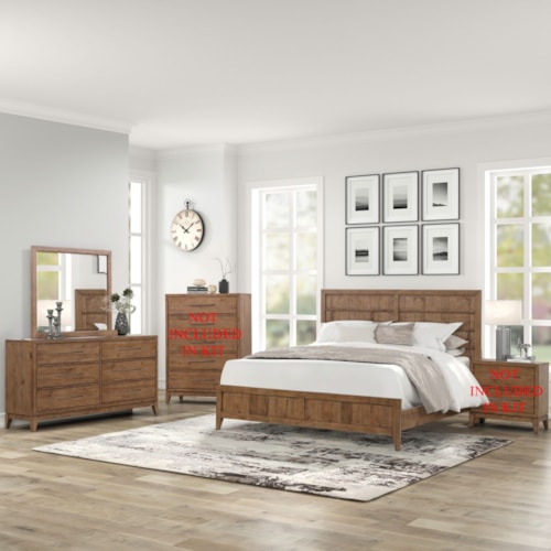 Transitional 3-Piece Queen Bedroom Set