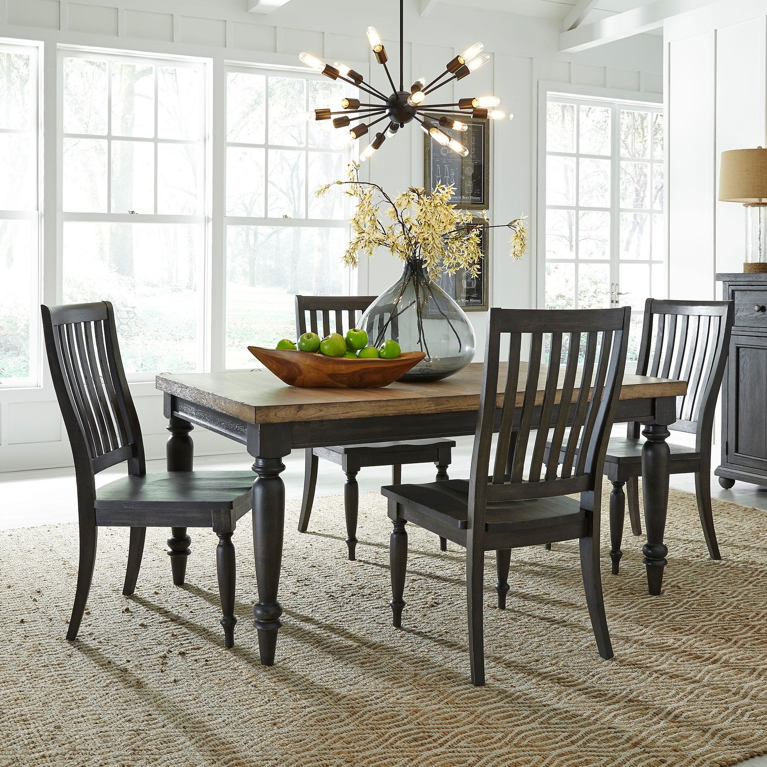 Liberty Furniture Harvest Home 5-Piece Rectangular Table Set