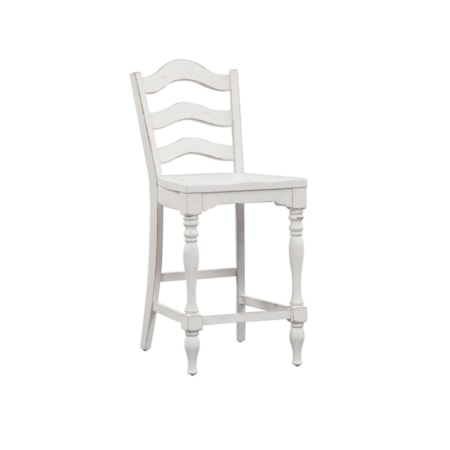Ladder Back Counter Chair