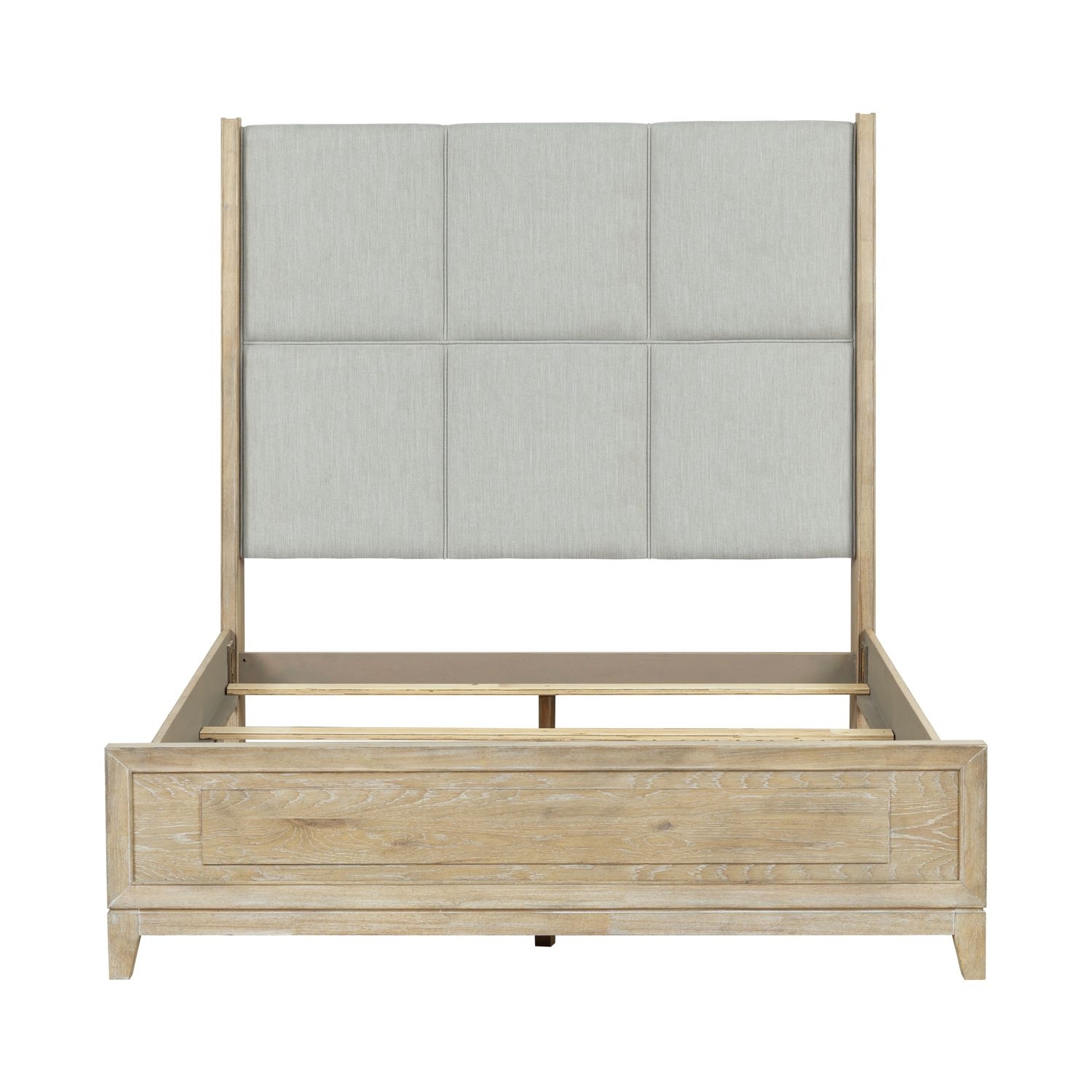 Queen Upholstered Panel Bed