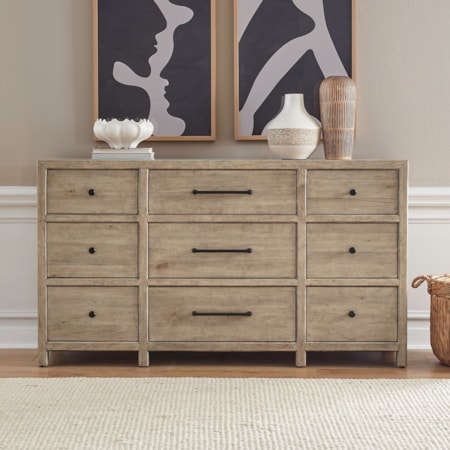 9 Drawer Dresser