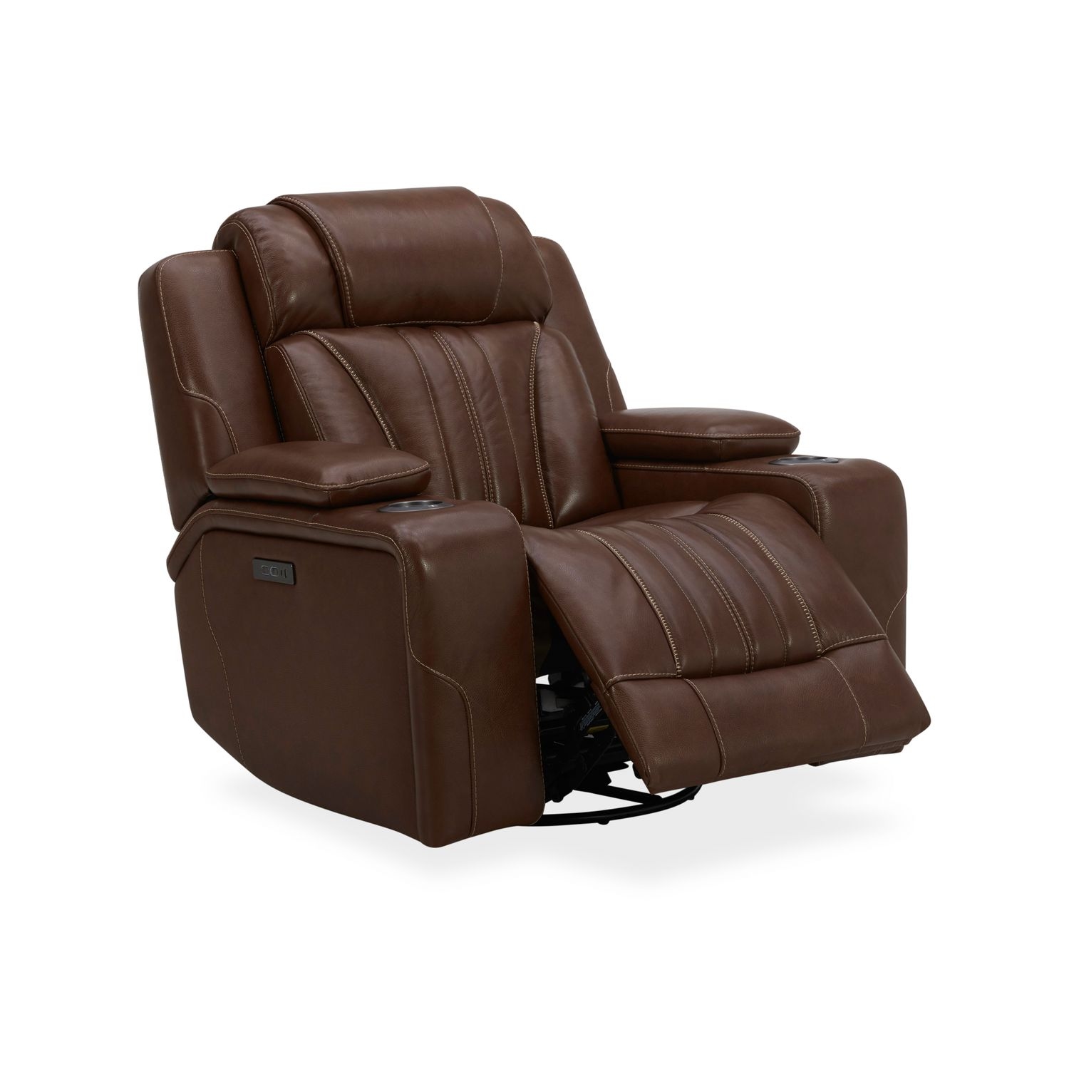Swivel Glider Pwr Recliner w/LED Cupholders