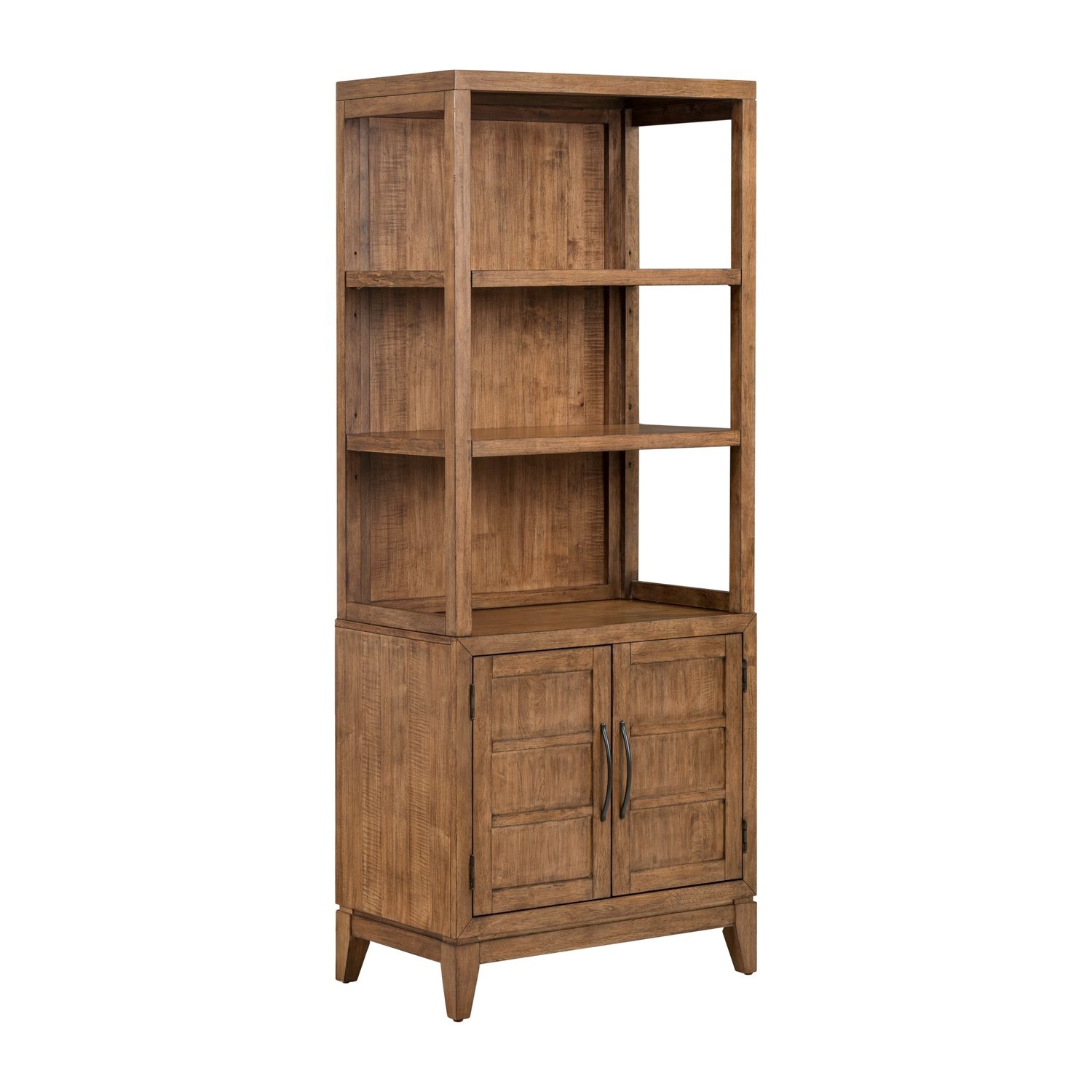 Two-Shelf Cabinet Bookcase