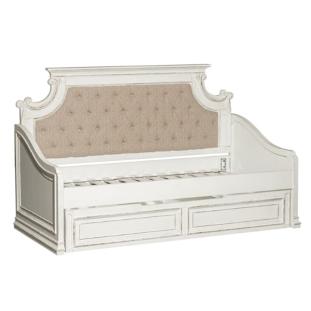 Twin Upholstered Trundle Daybed