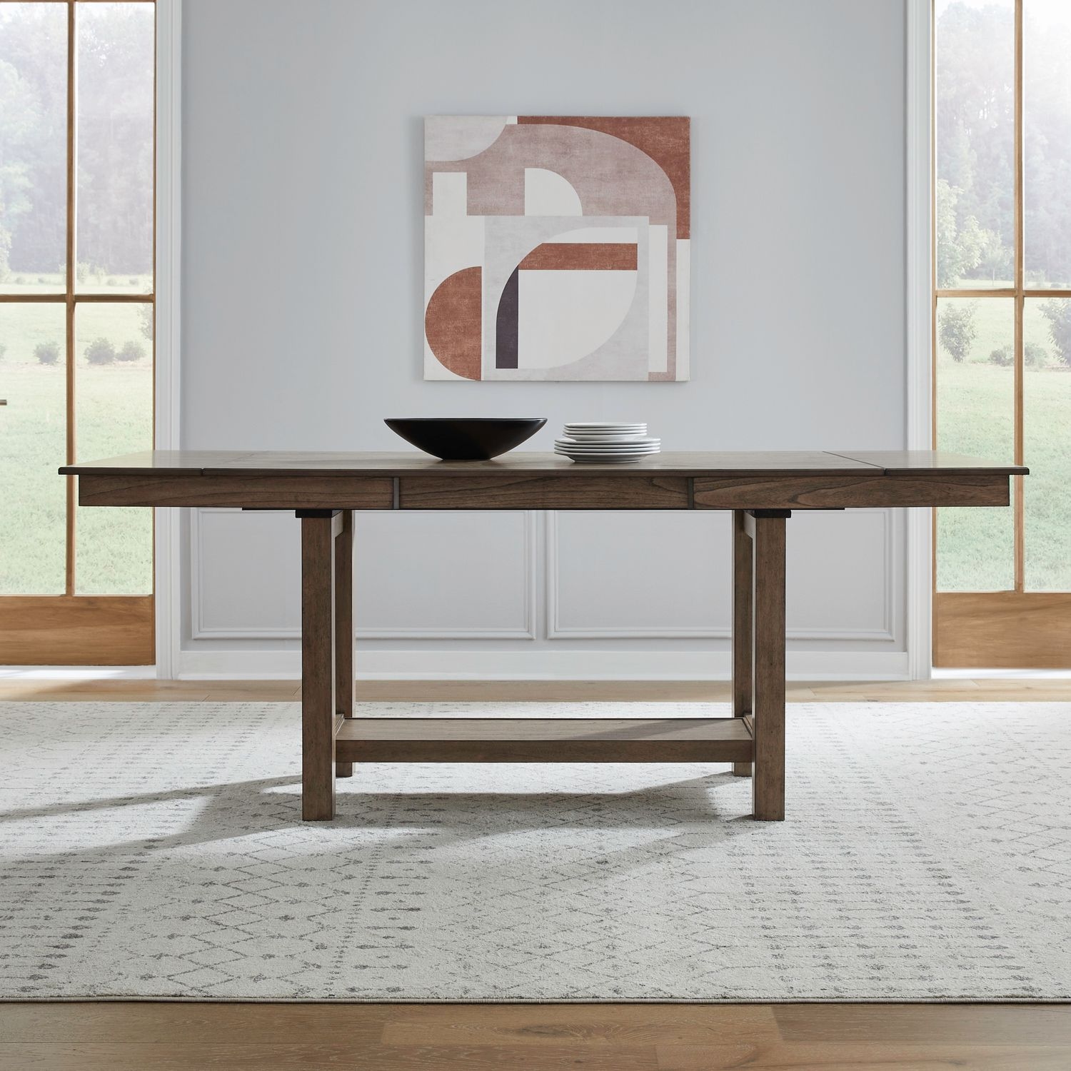 Liberty Furniture Brook Bay Gathering Trestle Table