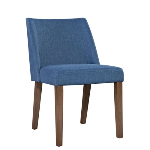 Mid-Century Modern Fully Upholstered Nido Dining Chair