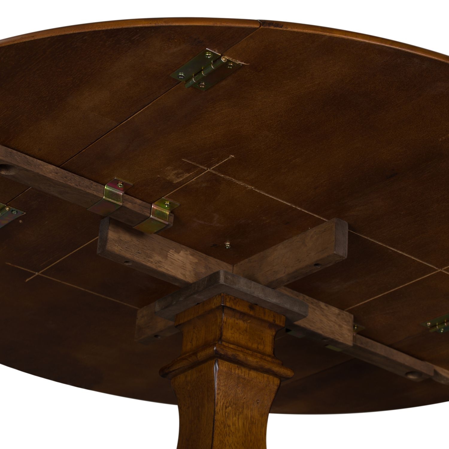 Liberty Furniture Creations Drop Leaf Pedestal Table