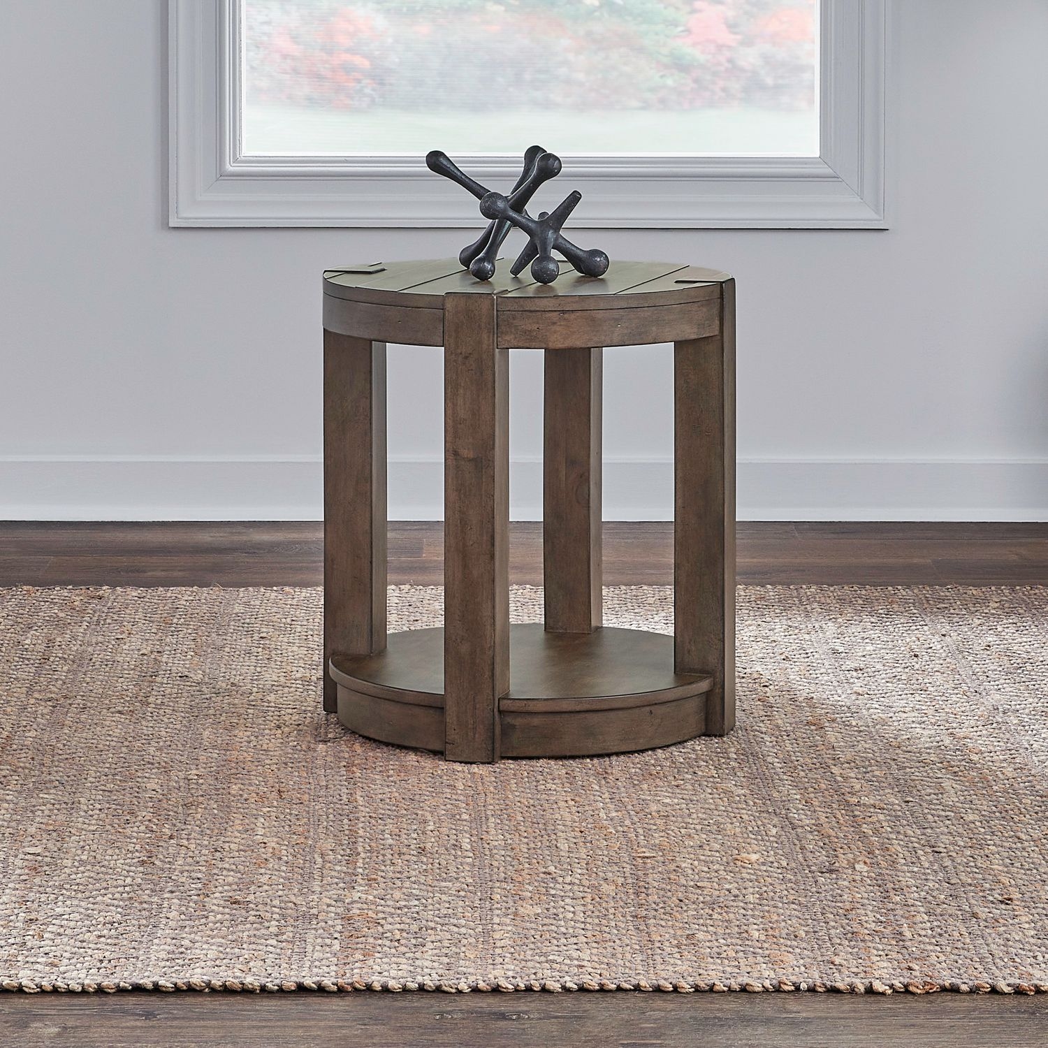 Liberty Furniture Broadmore Round Chairside Table