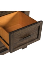 Liberty Furniture Thornwood Hills Transitional 2-Drawer Nightstand with Felt-Lined Drawers