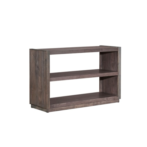 Contemporary Sofa Table with Fixed Center Shelf