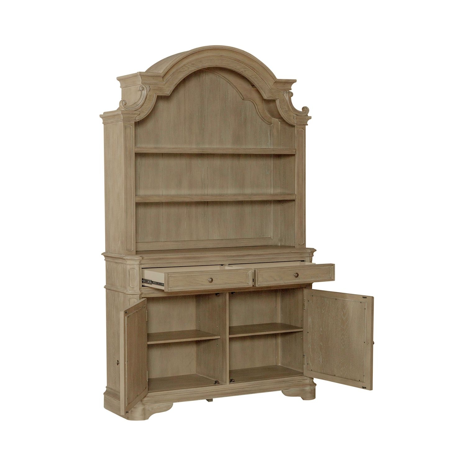 Liberty Furniture Magnolia Manor Hutch and Buffet