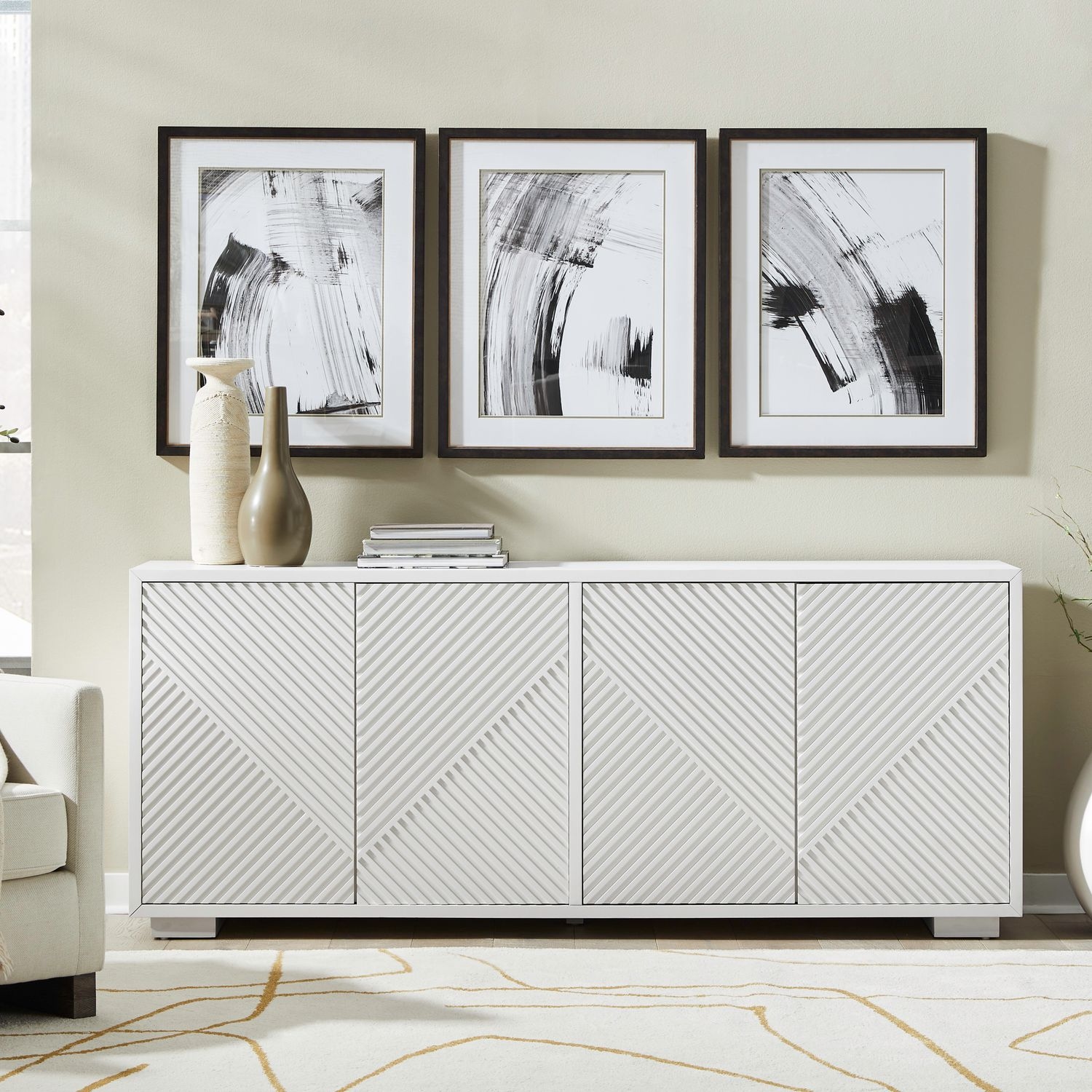 4-Door 82" TV Console