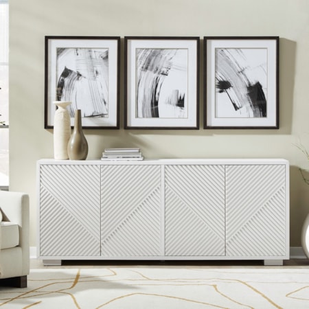 4-Door 82" TV Console