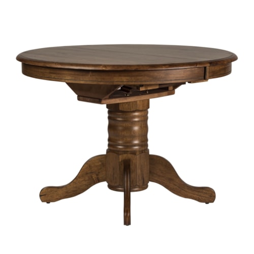 Transitional 3-Piece Round Table Set