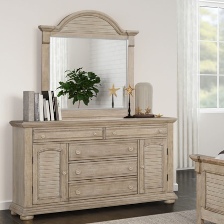 Dresser and Mirror