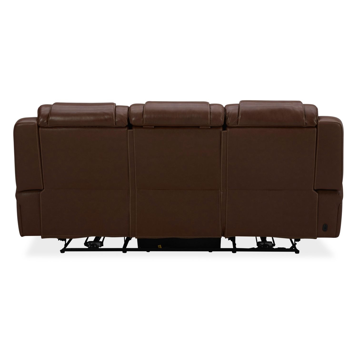 Power Reclining Leather Sofa w/BT Speakers