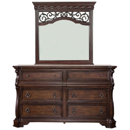 Dresser and Mirror