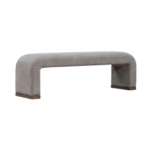 Contemporary Upholstered Bedroom Accent Bench