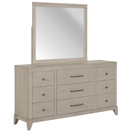 Dresser and Mirror
