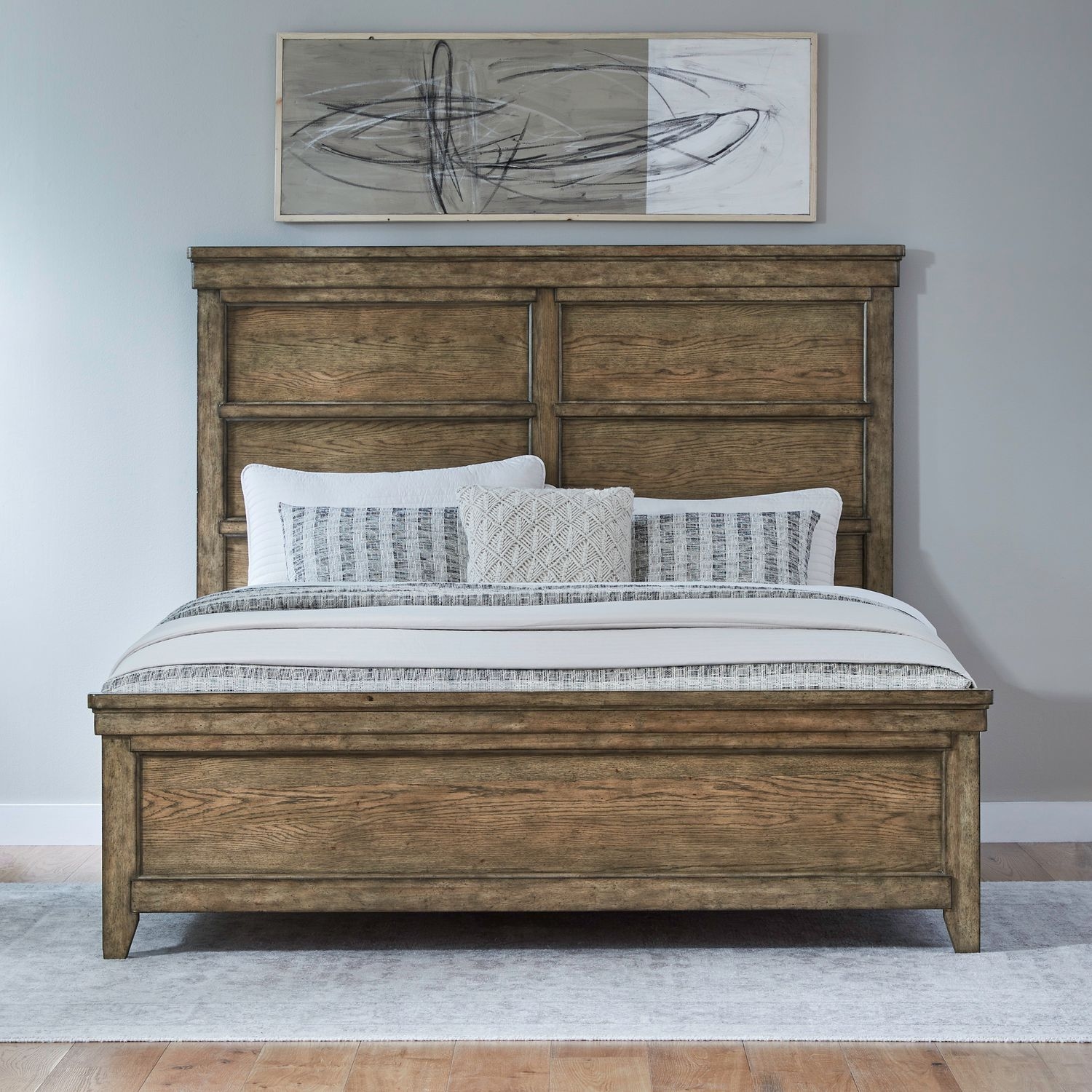 Liberty Furniture Carolina Park Queen Panel Bed