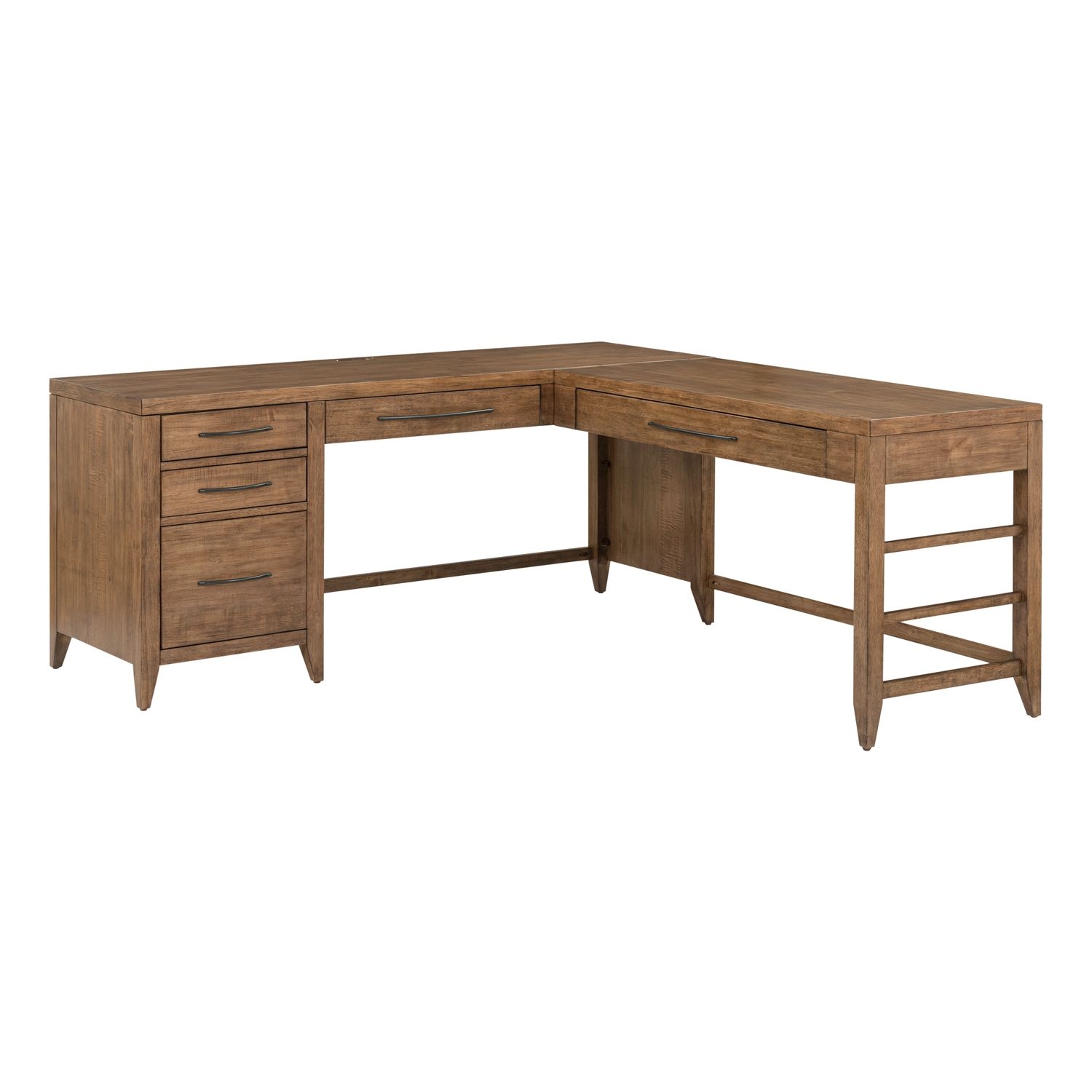L-Shape Desk w/Integrated Charging