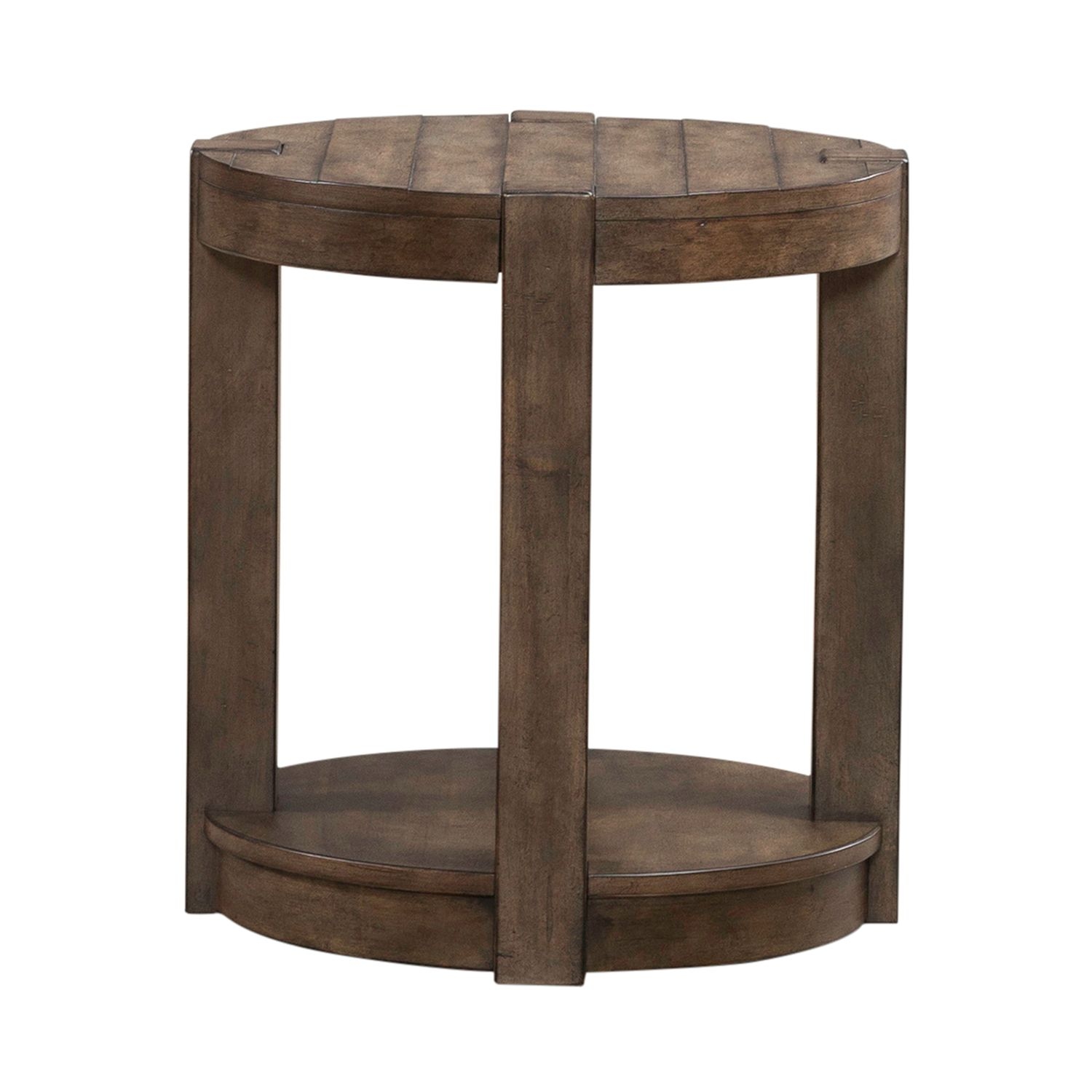 Liberty Furniture Broadmore Round Chairside Table