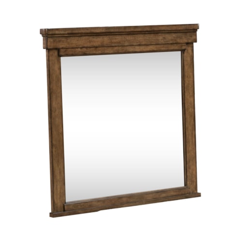 Transitional Landscape Dresser Mirror