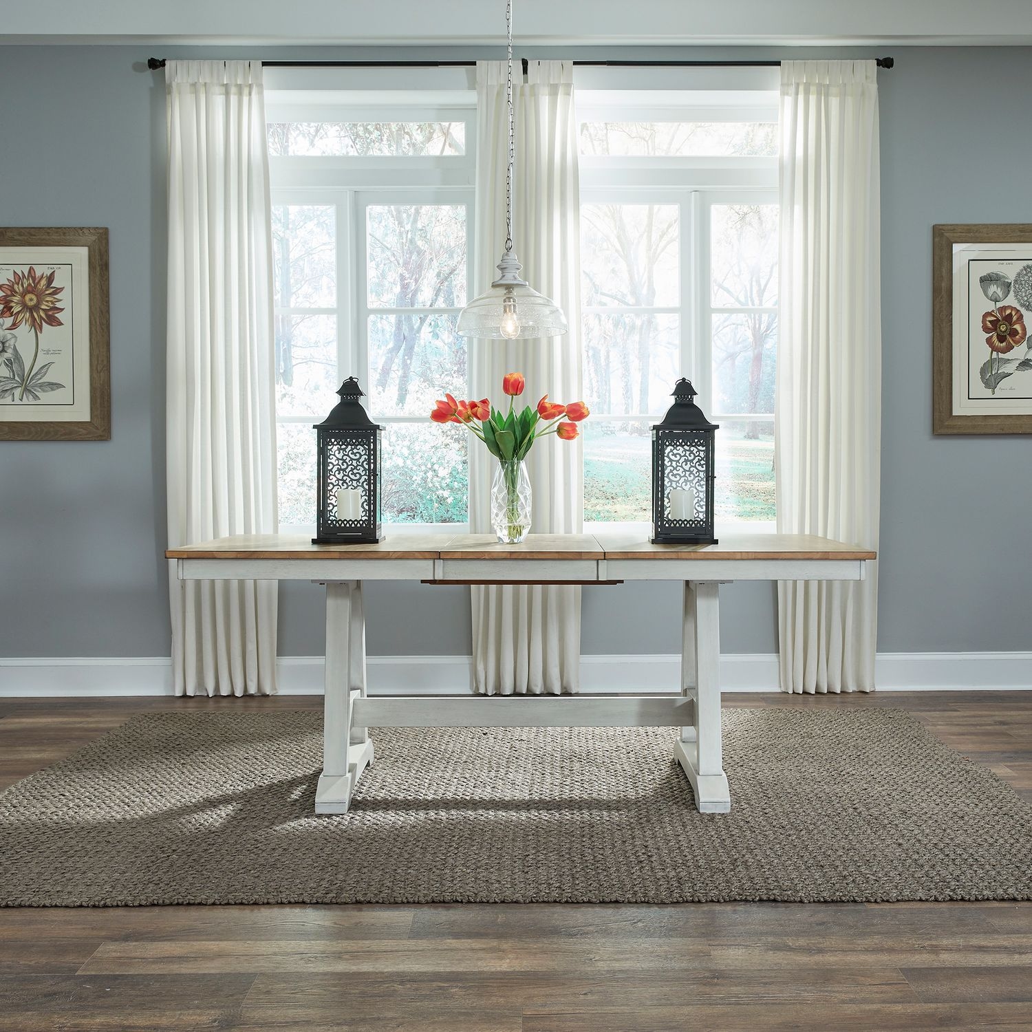 Liberty Furniture Lindsey Farm Trestle Table