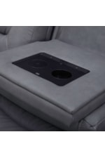 Liberty Furniture Chapman Casual Zero Gravity Power Sofa, Loveseat, and Recliner Set with Hidden Bluetooth Speakers