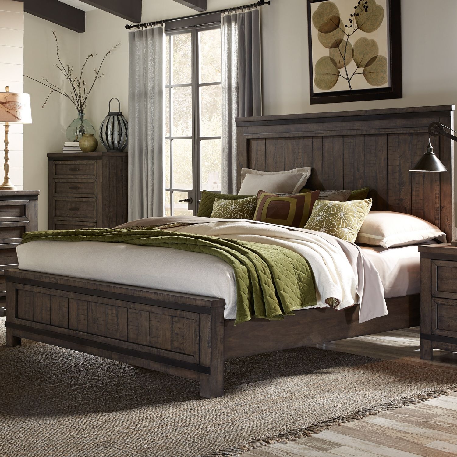 Liberty Furniture Thornwood Hills King Panel Bed