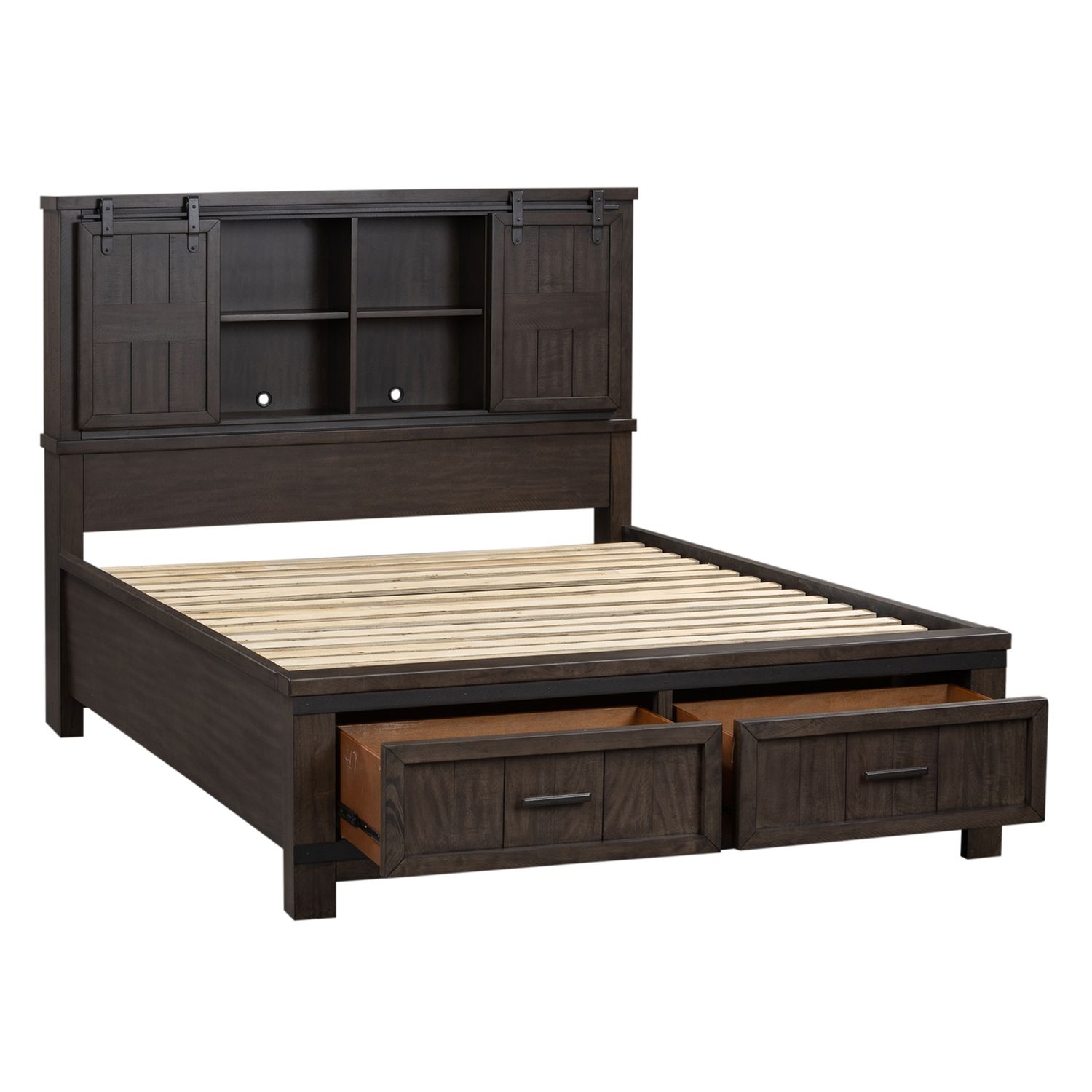 Liberty Furniture Thornwood Hills King Bookcase Bed