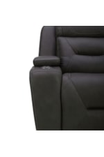 Liberty Furniture Chapman Casual Power Swivel Glide Recliner with LED-Lit Cupholders