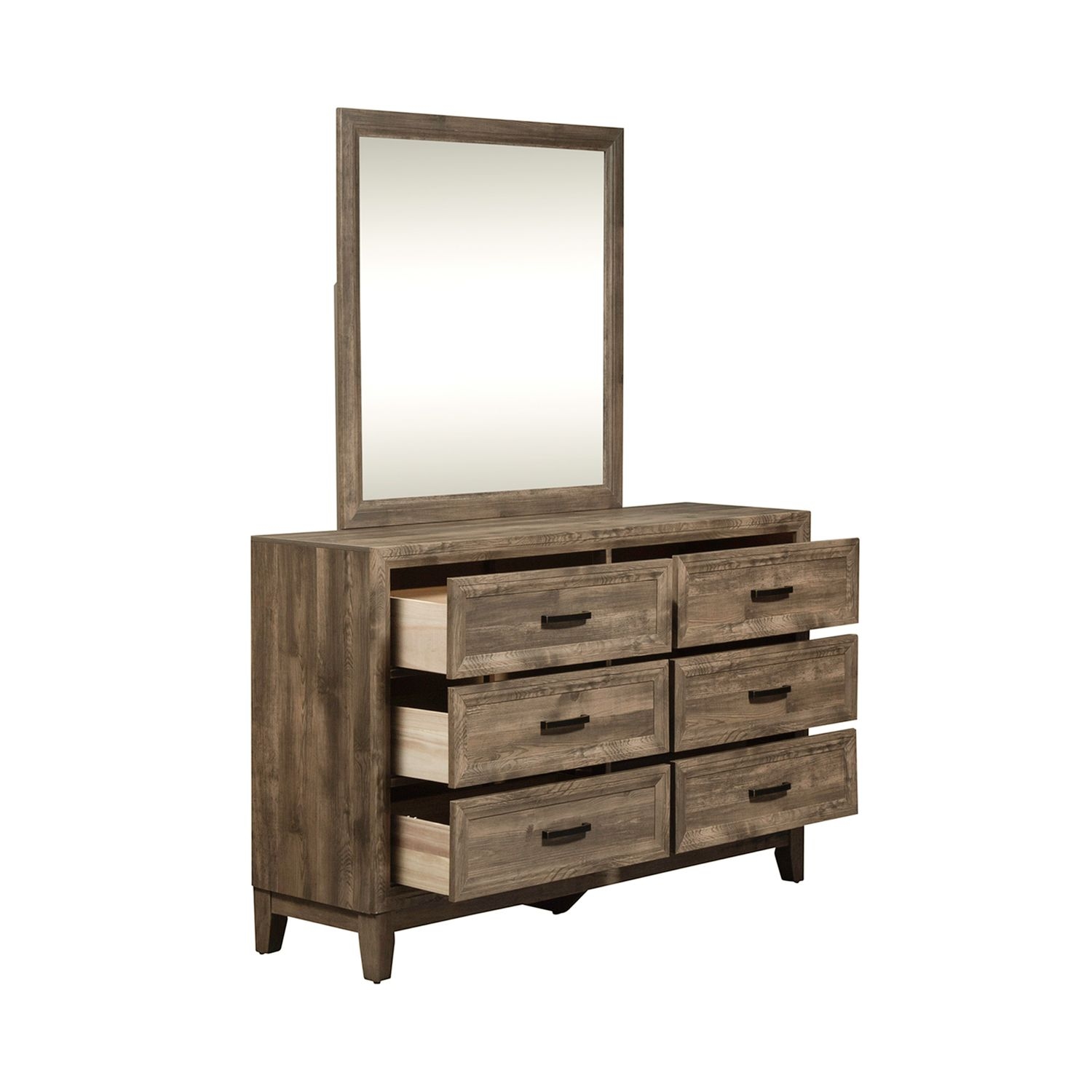 Liberty Furniture Ridgecrest Dresser and Mirror Set