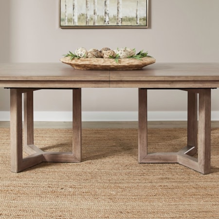 7 Piece Double Pedestal Table Set