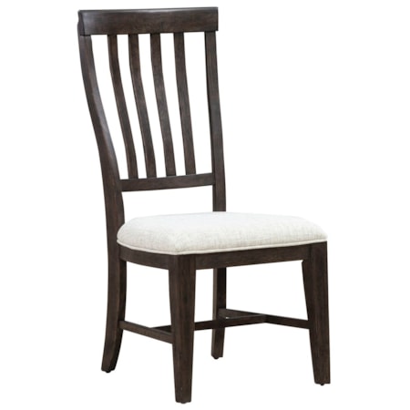 Slat Back Dining Side Chair