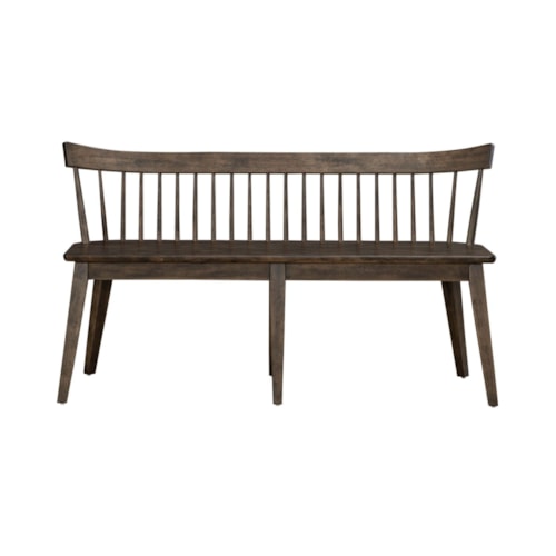 Rustic Spindle Back Bench