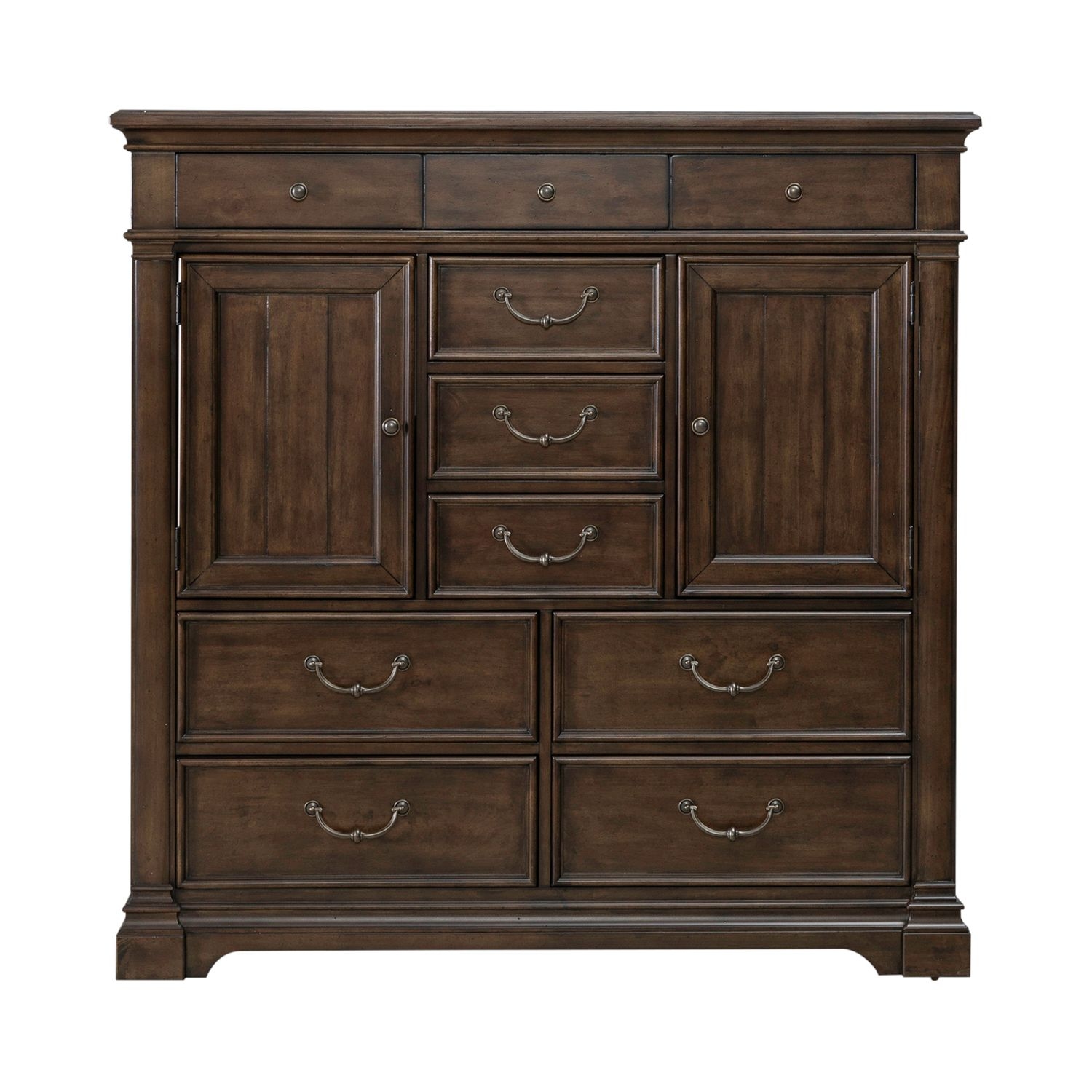 10-Drawer Bedroom Chest with Doors