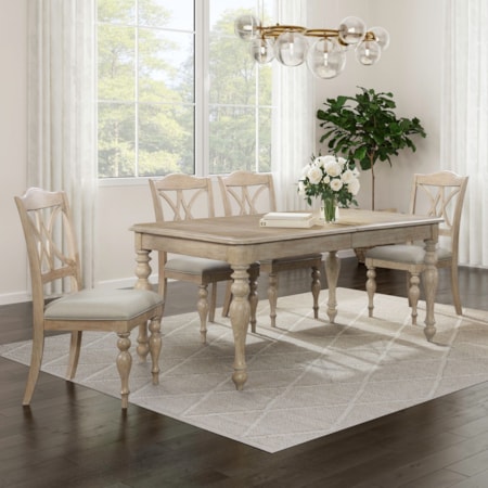 5-Piece Rectangular Dining Set