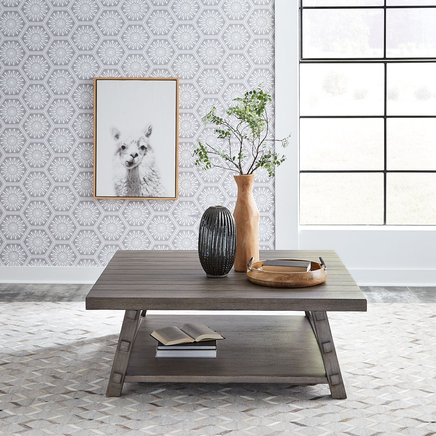 Liberty Furniture Modern Farmhouse Cocktail Table