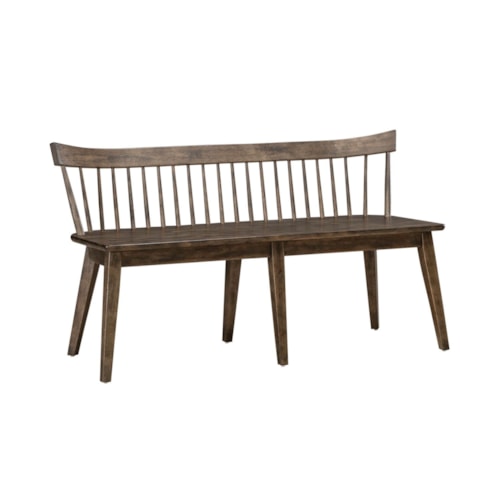 Rustic Spindle Back Bench